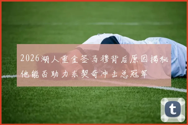 2026湖人重金签马穆背后原因揭秘他能否助力东契奇冲击总冠军
